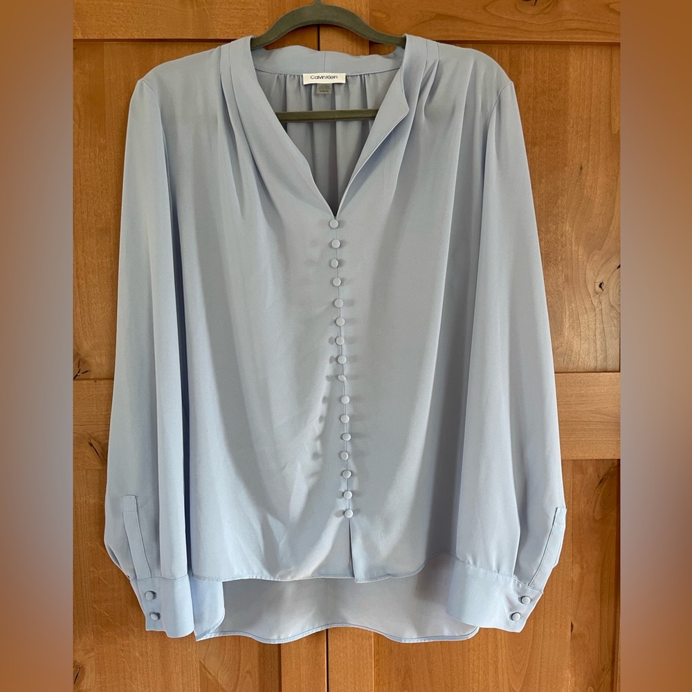 Calvin Klein V Neck Blouse